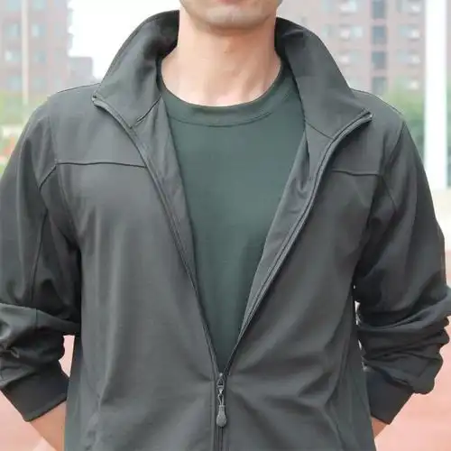 长袖体能训练服女夏季速干透气跑步运动军训服团体服春秋情侣套装