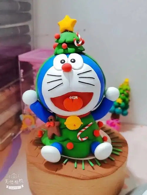 哆啦a梦粘土手办