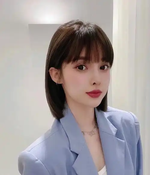 齐肩短直发,可盐可甜,又乖又洒脱. #银川剪发