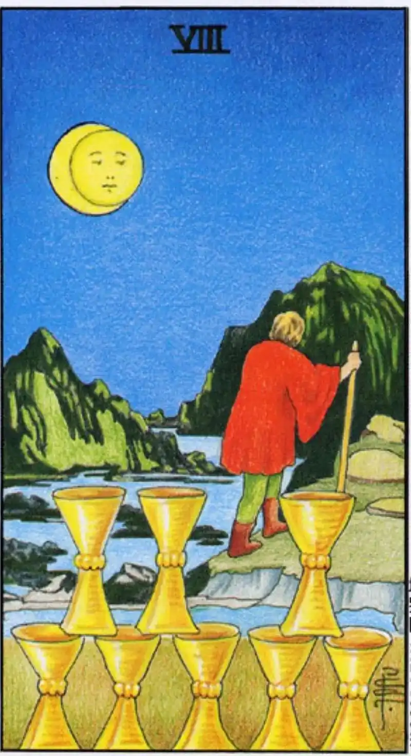 塔罗分享「关于圣杯8的小tips」.#塔罗测试 #塔罗 #塔 - 抖音