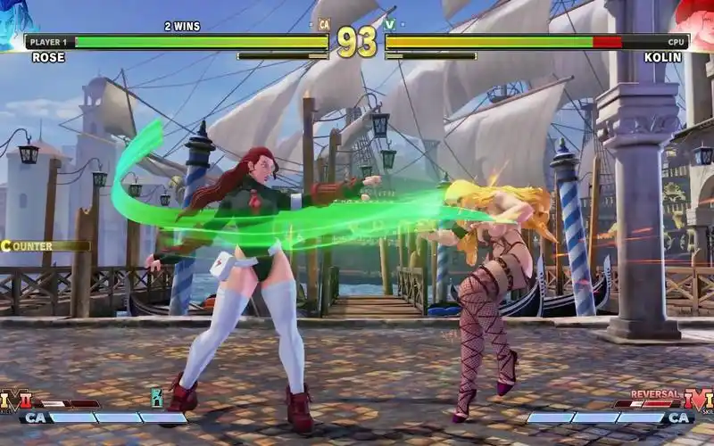 【街霸5mod】罗斯 vs 冰女_哔哩哔哩_bilibili