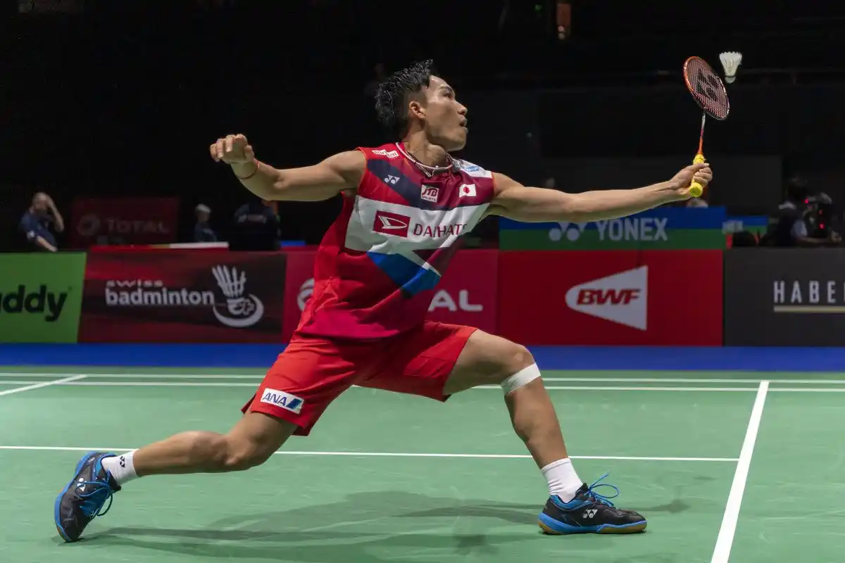 羽毛球——世锦赛:桃田贤斗胜潘纳维尔