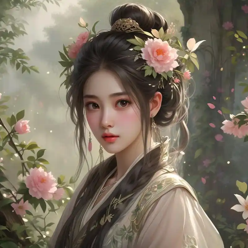 古风头像精选94 沉浸在这古风仙女的世界里,仿佛时光倒流,与千古