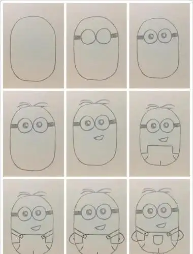 简笔画——小黄人的画法