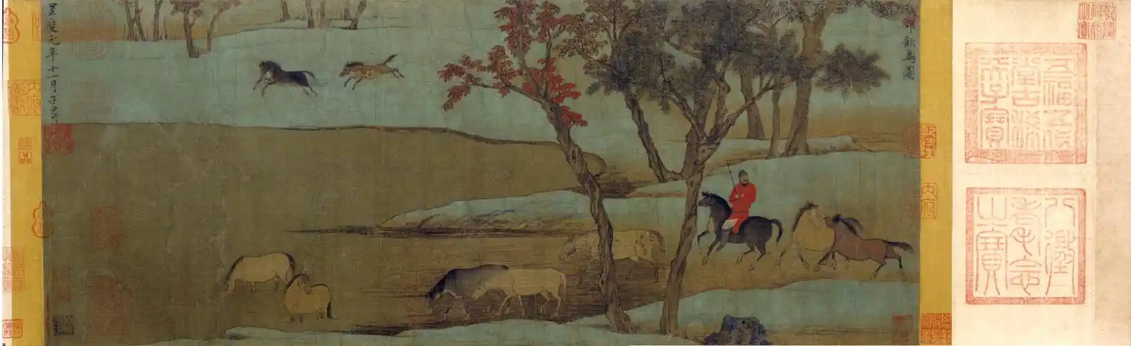 《秋郊饮马图》神品是怎样练成的