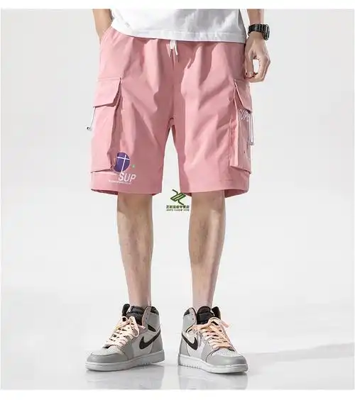 【京选优品】免脱打野裤男 工装短裤男拉链开档免脱户外情侣方便约会