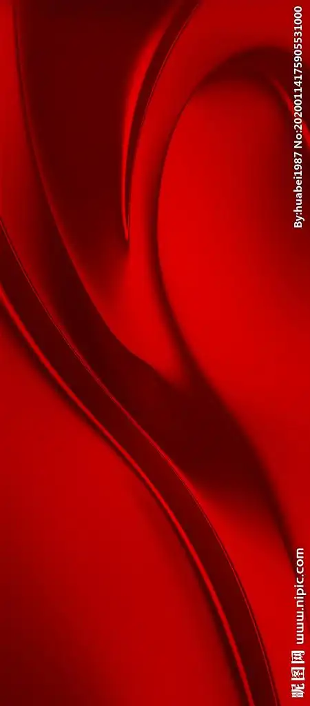 红色背景