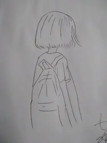简笔画——背影