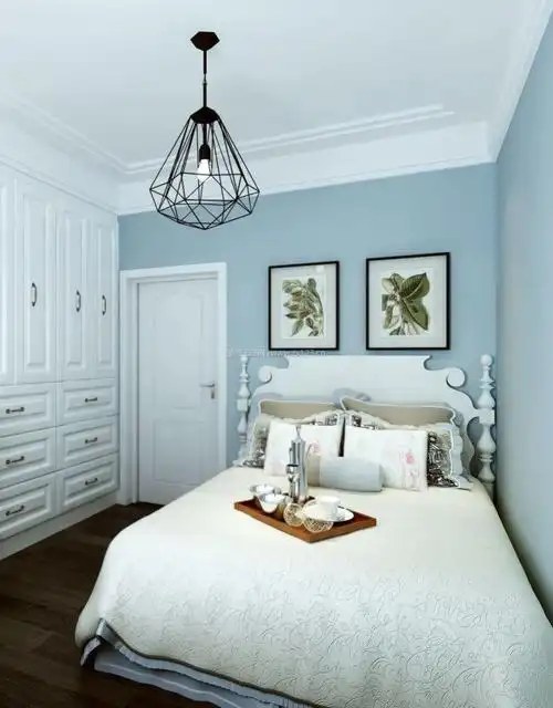 15平方米卧室简约吊灯装修效果图片