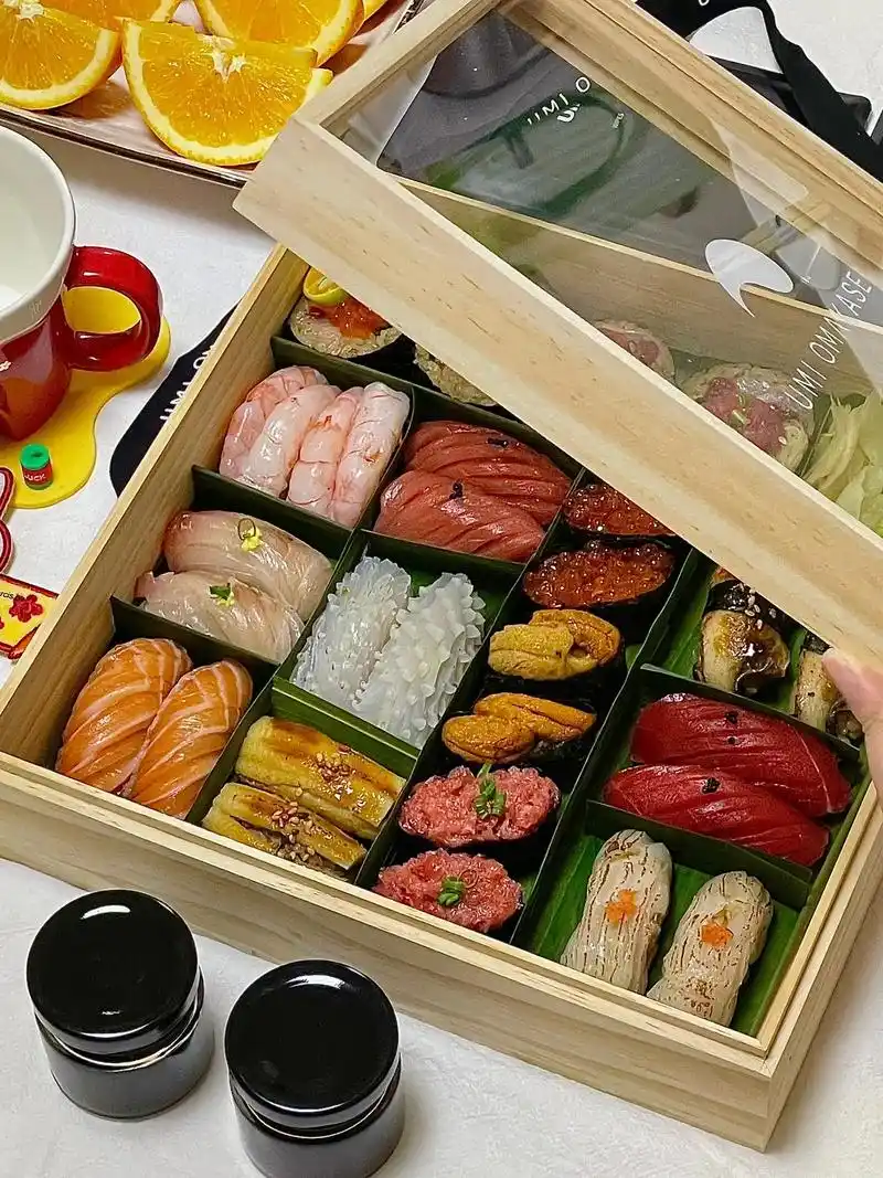 我大成都终于也有了好看好吃的寿司外卖