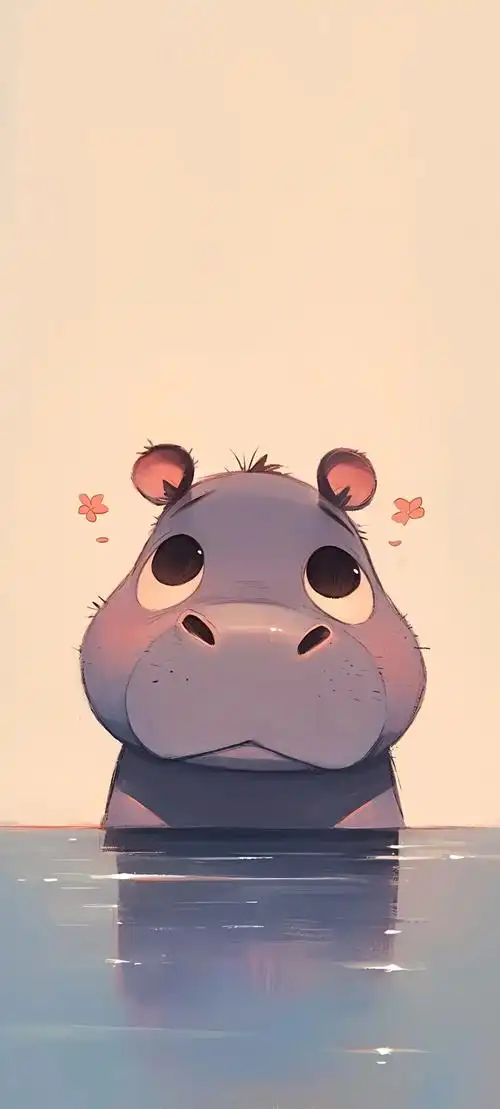 超萌超可爱的动物手机壁纸!