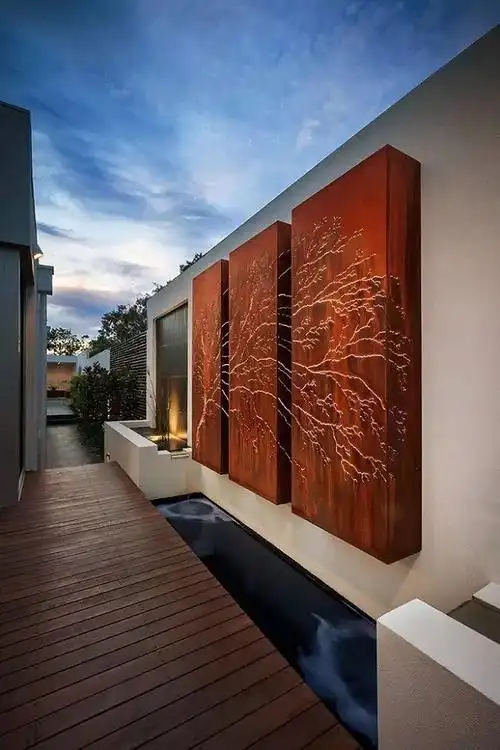 创意景墙景观设计意向图