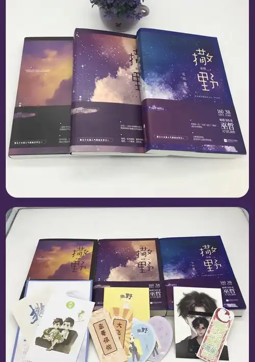 巫哲撒野小说全套正版未删减2020新版 晋江文学青春言情小说畅销书籍