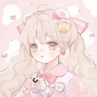 动漫女头森系可爱