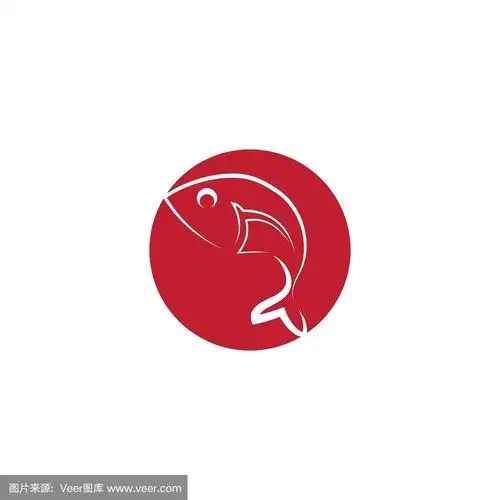 鱼图标矢量插图设计