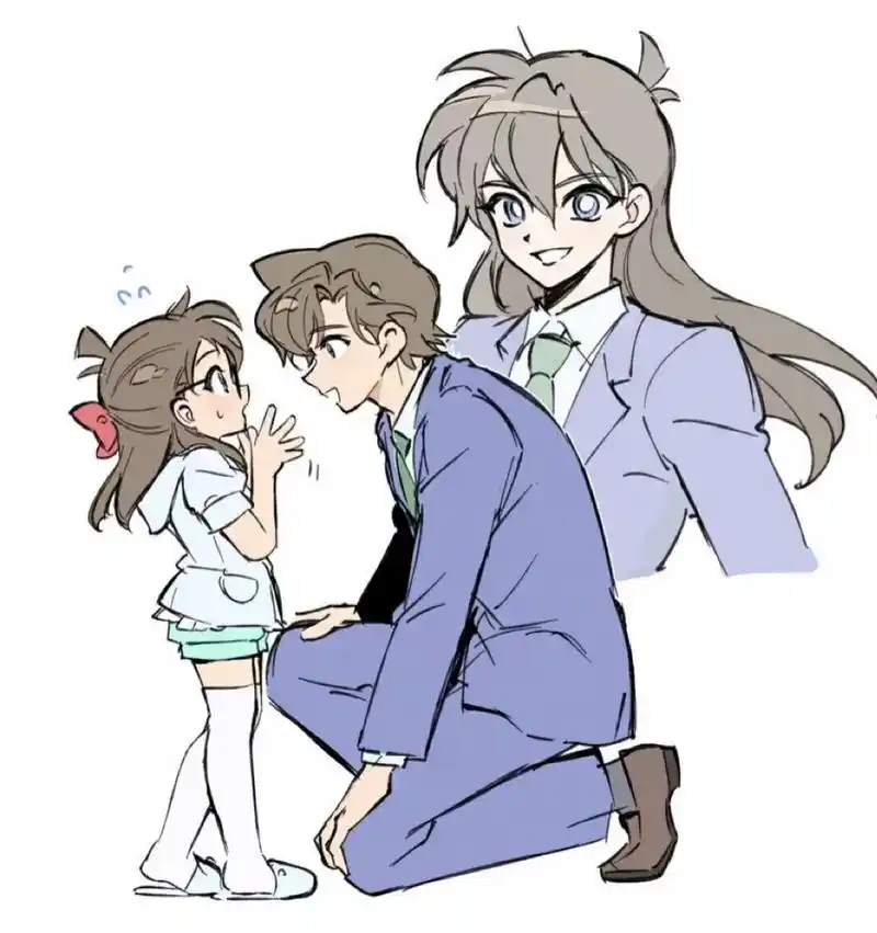 名侦探柯南# 假如柯南变成女孩子[戳脸] 咱新新子主打的就是一个