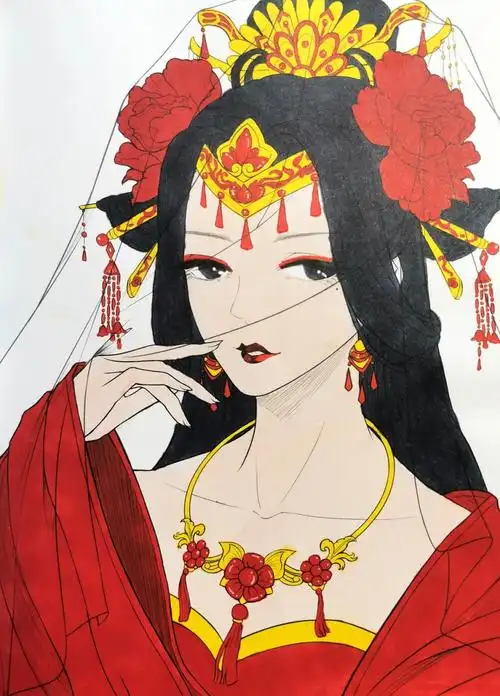 思美人61醉花颜涂色第六副