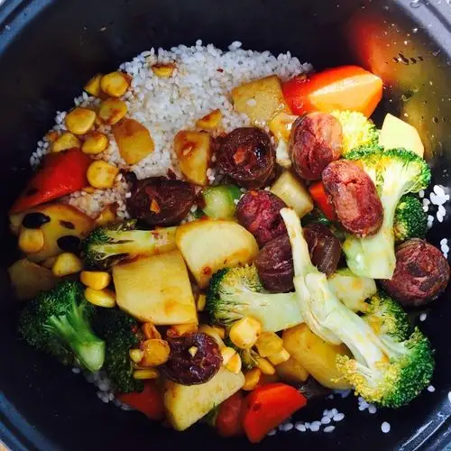 不会大横按做的土豆焖饭(电饭锅版)