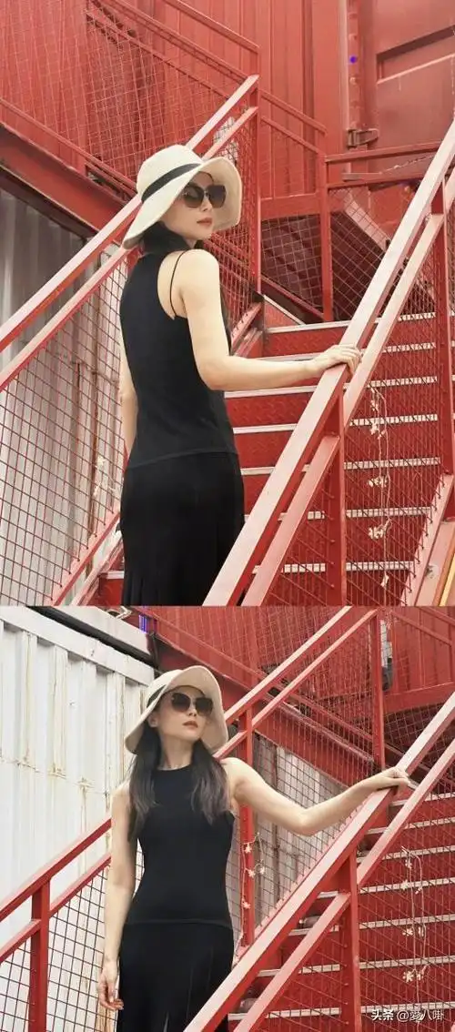 刘涛胶片风街拍,随性自然