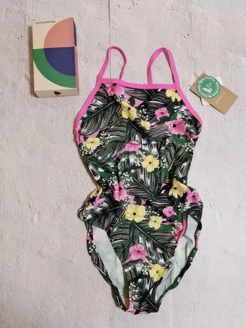 分享delightpool绿森林女士连体三角泳衣