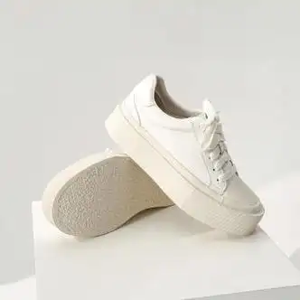 adrm真1皮小白鞋厚底饼干鞋新款鞋子女百搭夏季学生增高小个子休闲板