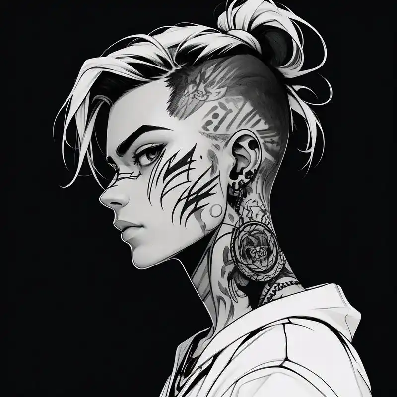 90社会人纹身男头像精选97 今天给大家带来一组超酷的社会人纹身