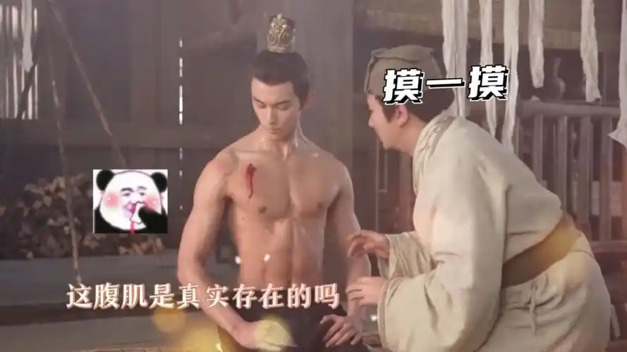 星汉灿烂花絮:吴磊片场大秀腹肌,没想到凌将军这么猛,受伤了还能做999