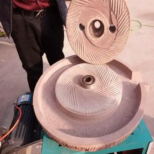 批发肠粉米浆专用电动石磨机