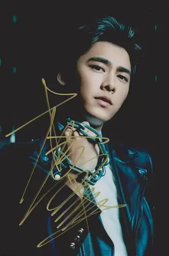 一折明星签名照_大陆明星签名李易峰亲笔签名照片热门经典新款定妆照