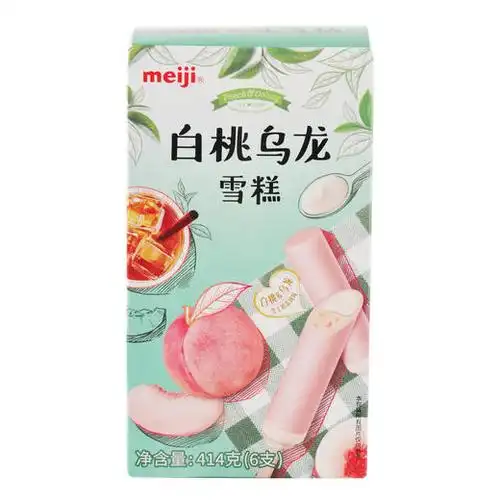 明治白桃乌龙雪糕盒装414g