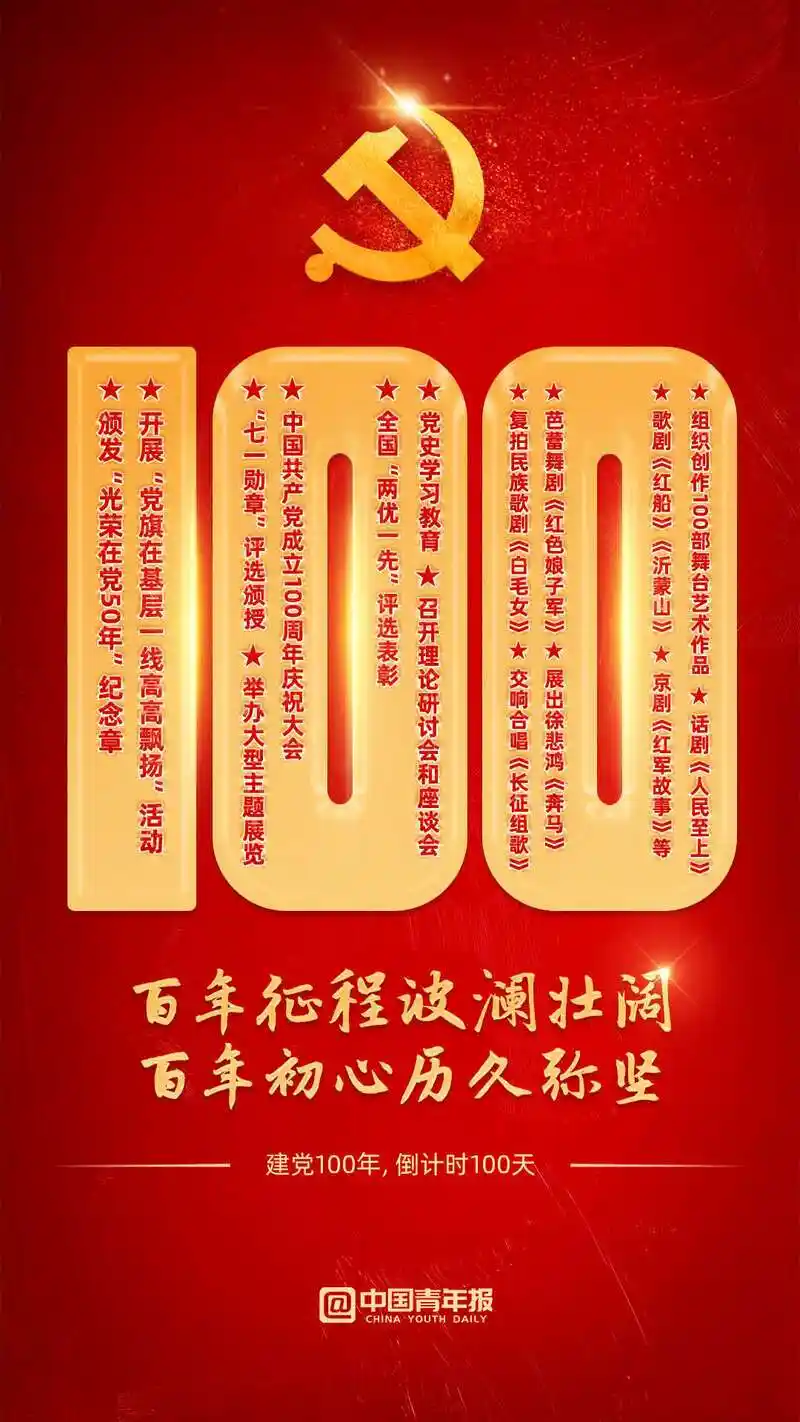 建党百年之际,将举行中国共产党成立100周年庆祝大会-中青在线