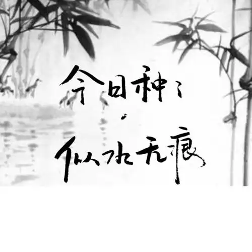 手写 古风 唯美 明信片 原创