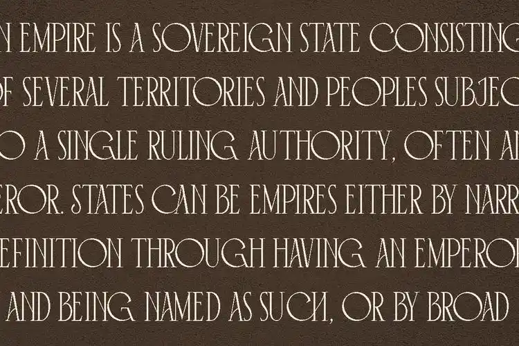 优雅古典欧式复古海报杂志logo标题衬线英文字体素材 cyrano - unique