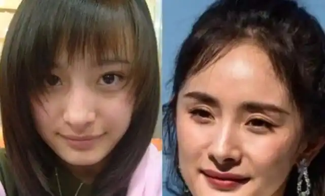 杨幂十年前后对比照?网民看照片后笑称:刘恺威看了会疯