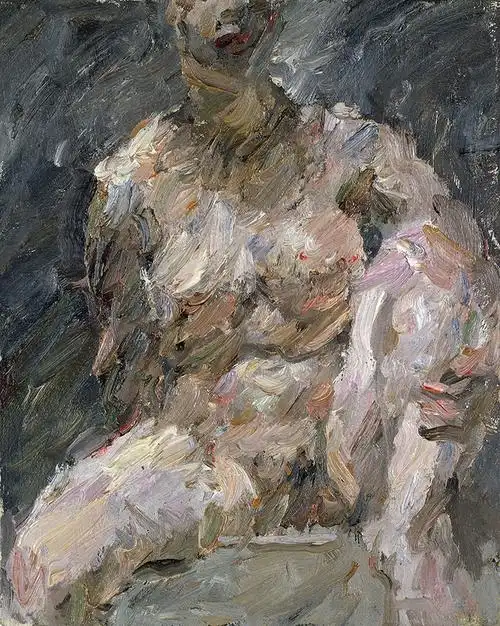 《人体》系列之一  油画 - -马刚 -《人体写生 系列》 50cmx60cm