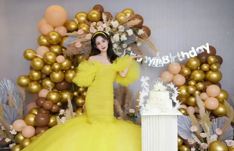 杭州上门布置快来get杨幂同款生日派对布置