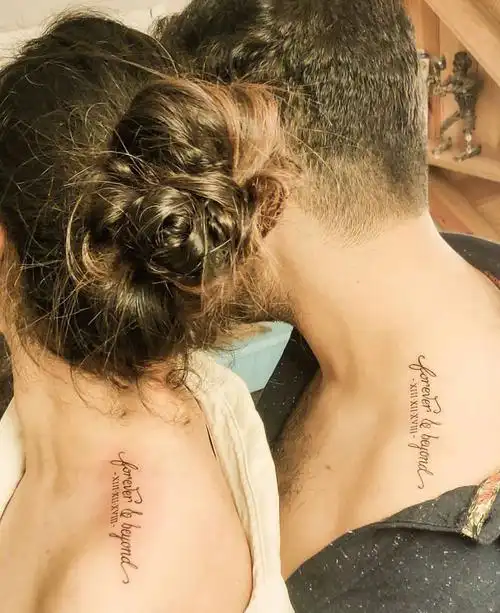 tattoo情侣纹身罗马数字