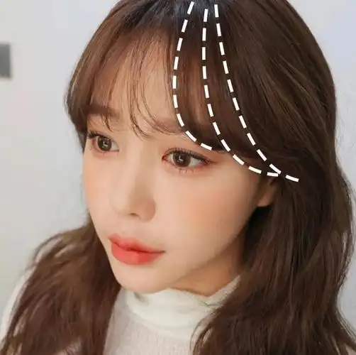 圆脸刘海怎么剪好看图片,圆脸姑娘,刘海这样剪才让你的发型更漂亮!