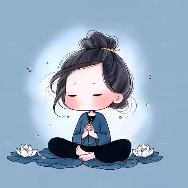 佛系少女|我要减肥.#女生头像 #一起换头像 #卡通头像 # - 抖音