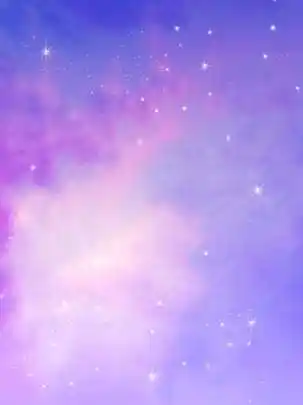 纯简约梦幻紫色星空背景, 唯美, 梦幻, 笔刷 背景图