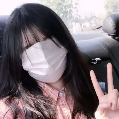 高清好看的女生戴口罩头像图片