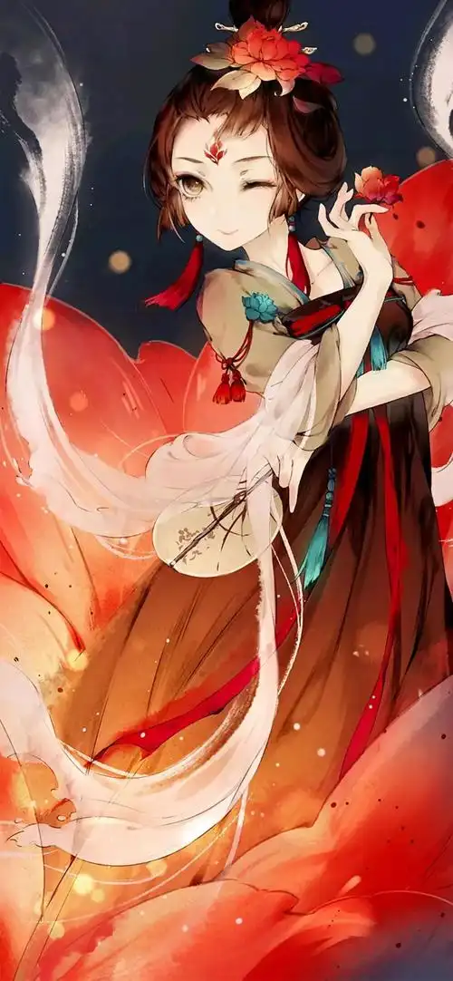 古风美女壁纸 - 创作圈主题爱好者 花粉俱乐部