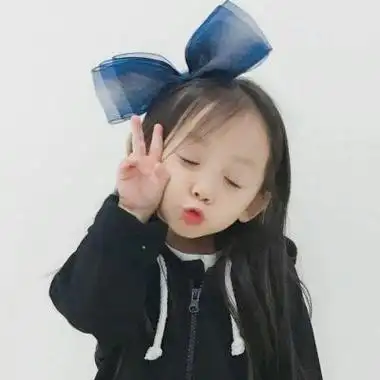 萌娃头像每时每刻都要嘟嘟嘴