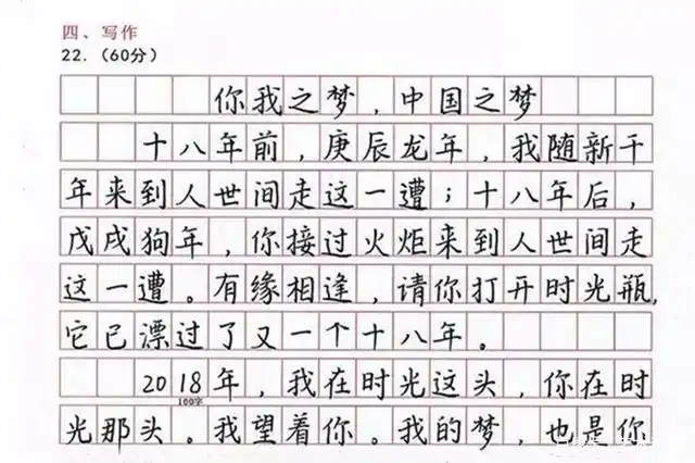 "衡水体"被质疑,千篇一律就像印刷体,网友:作文能拿高分就好