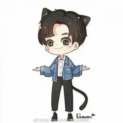 呆萌q版动漫头像男,男生头像图片-回车桌面