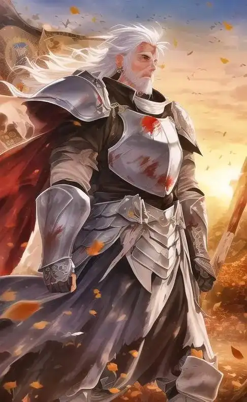 今天来点不一样的,战场老将军#ai绘图 #手机壁纸 #创作 - 抖音