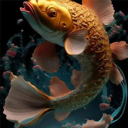 锦鲤头像图片吉利 高清适合做微信头像的锦鲤图片_微信头像_头像屋