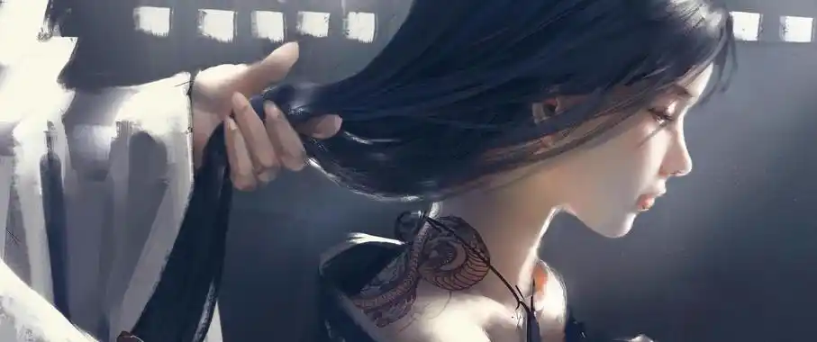 wlop鬼刀冰公主4k壁纸