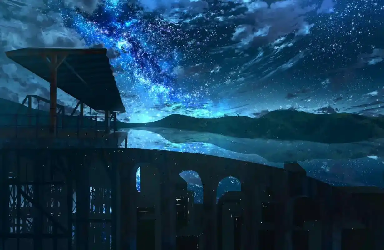 二次元壁纸 #唯美意境 #治愈系风景 亮度拉满,今日壁纸 - 抖音