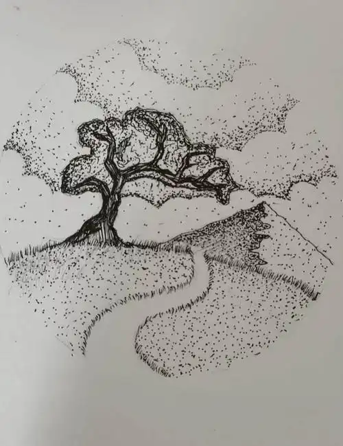 19美一班美术点绘